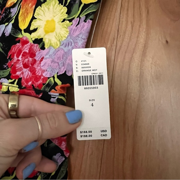 ANTHROPOLOGY, MAEVE, The Yukiko Noritake Portside Button-Front Romper, NWT - Picture 6 of 6